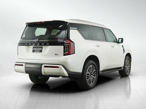 Aspen White Tricoat 2025 Nissan Armada SL