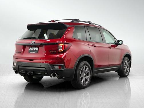Radiant Red Metallic II 2024 Honda Passport TrailSport