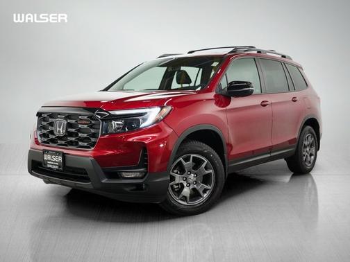Radiant Red Metallic II 2024 Honda Passport TrailSport