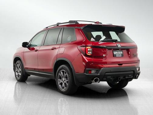 Radiant Red Metallic II 2024 Honda Passport TrailSport