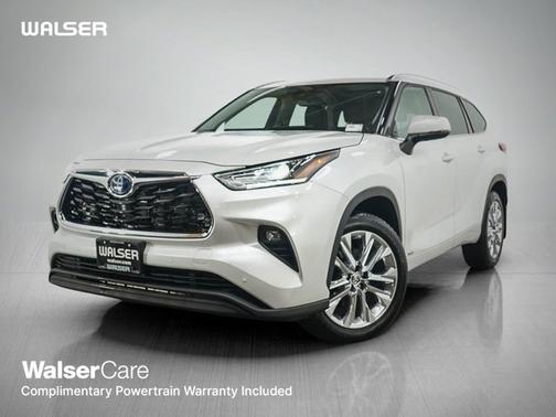 Wind Chill Pearl 2023 Toyota Highlander Hybrid Hybrid Limited
