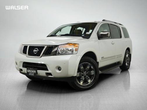 Pearl White 2014 Nissan Armada Platinum