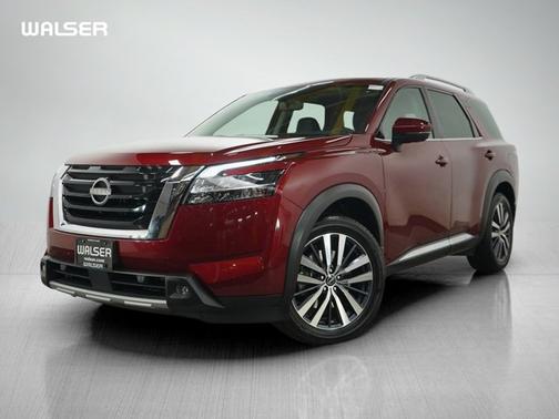 Scarlet Ember Tintcoat 2022 Nissan Pathfinder Platinum