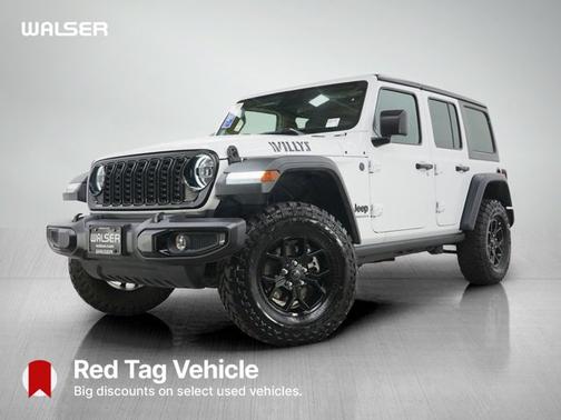 Bright White Clearcoat 2025 Jeep Wrangler Willys