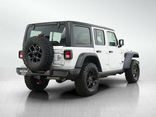 Bright White Clearcoat 2025 Jeep Wrangler Willys