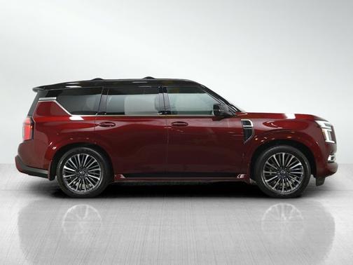 Coulis Red Pearl/Super Black 2025 Nissan Armada Platinum Reserve