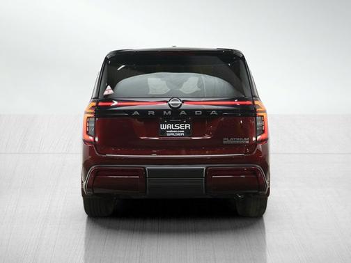 Coulis Red Pearl/Super Black 2025 Nissan Armada Platinum Reserve