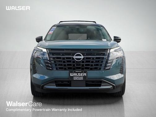 Baltic Teal/Super Black 2026 Nissan Pathfinder Platinum