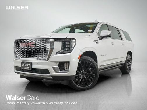 White Frost Tricoat 2024 GMC Yukon XL Denali