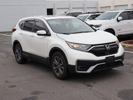 Platinum White Pearl 2021 Honda CR-V EX-L