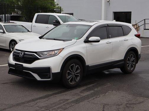 Platinum White Pearl 2021 Honda CR-V EX-L