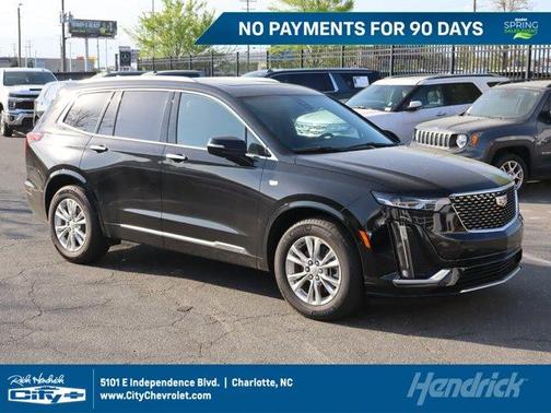 Stellar Black Metallic 2025 Cadillac XT6 Luxury FWD