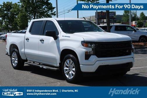 Summit White 2024 Chevrolet Silverado 1500 Custom