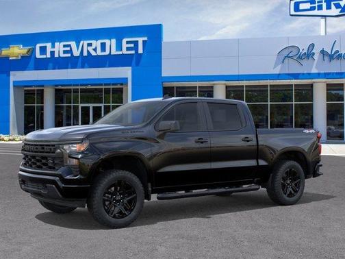 Black 2026 Chevrolet Silverado 1500 Custom