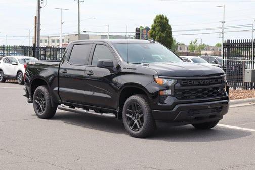 Black 2026 Chevrolet Silverado 1500 Custom