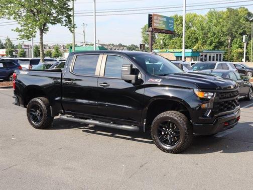 Black 2023 Chevrolet Silverado 1500 Custom Trail Boss