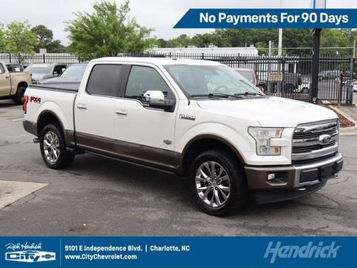 White Platinum Tri-Coat Metallic 2017 Ford F-150 King Ranch