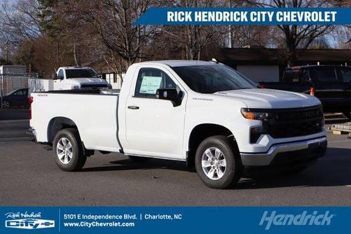 Summit White 2026 Chevrolet Silverado 1500 WT