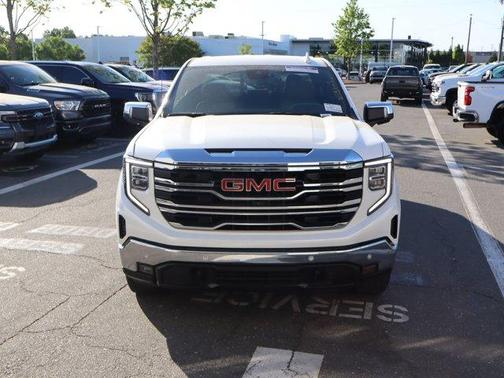 White Frost Tri-Coat 2024 GMC Sierra 1500 SLT