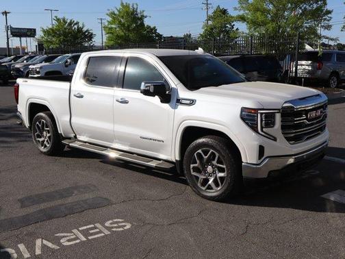 White Frost Tri-Coat 2024 GMC Sierra 1500 SLT
