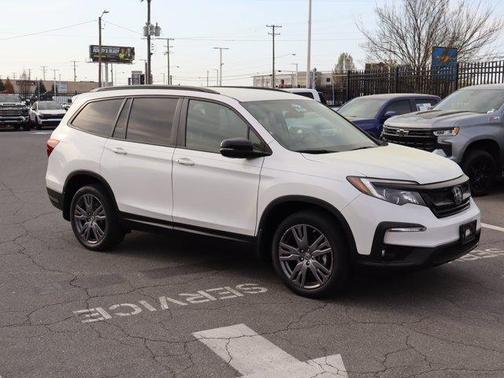 Platinum White Pearl 2022 Honda Pilot Sport