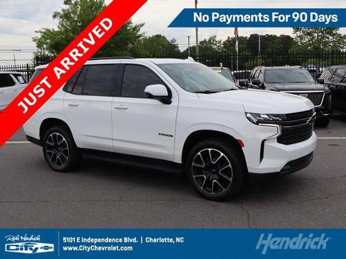 Summit White 2021 Chevrolet Tahoe RST