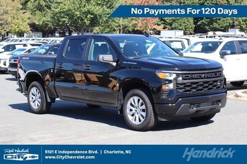 Black 2026 Chevrolet Silverado 1500 Custom