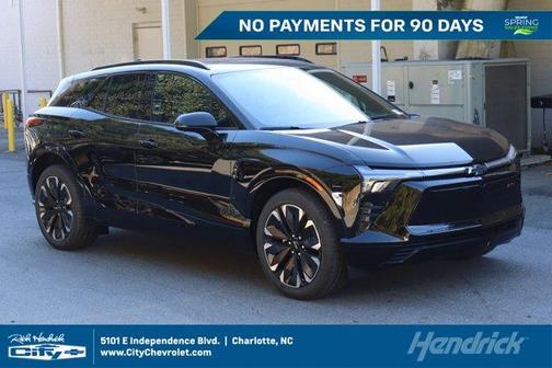 Black 2026 Chevrolet Blazer EV RS