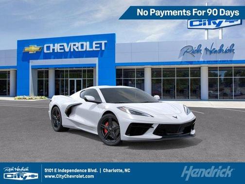 Arctic White 2026 Chevrolet Corvette Stingray w/1LT