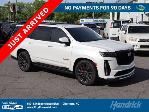 Crystal White Tri-Coat 2023 Cadillac Escalade V-Series