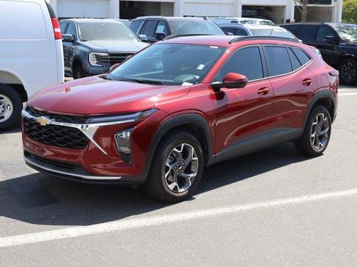 Crimson Metallic 2025 Chevrolet Trax LT