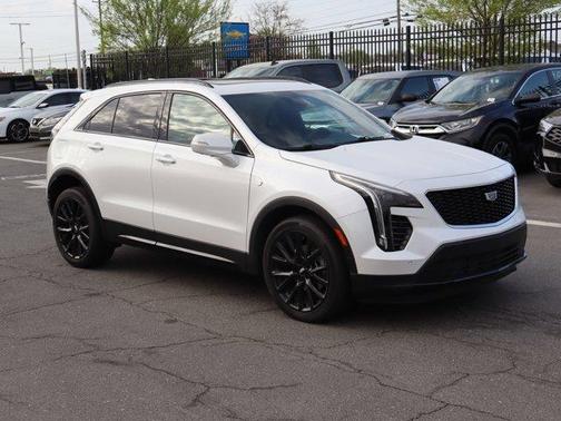 Crystal White Tri-Coat 2023 Cadillac XT4 Sport