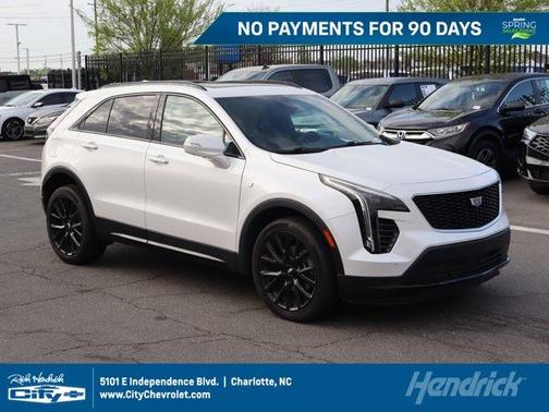 Crystal White Tri-Coat 2023 Cadillac XT4 Sport