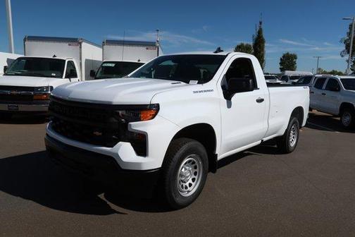 Summit White 2026 Chevrolet Silverado 1500 WT
