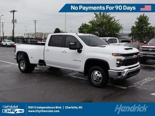 Summit White 2025 Chevrolet Silverado 3500 LT