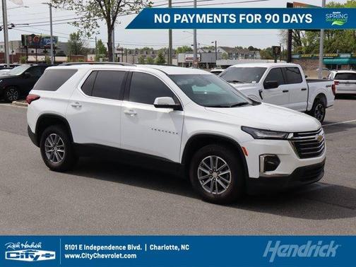 Summit White 2023 Chevrolet Traverse LT Cloth