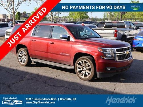 Siren Red Tintcoat 2017 Chevrolet Suburban LT