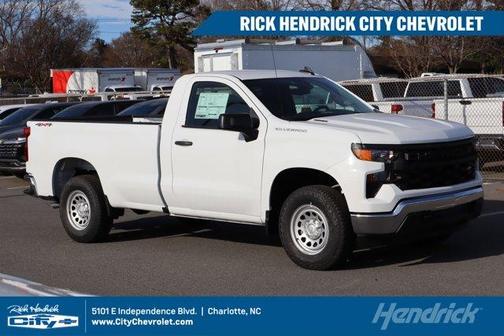 Summit White 2026 Chevrolet Silverado 1500 WT