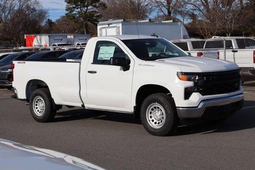 Summit White 2026 Chevrolet Silverado 1500 WT