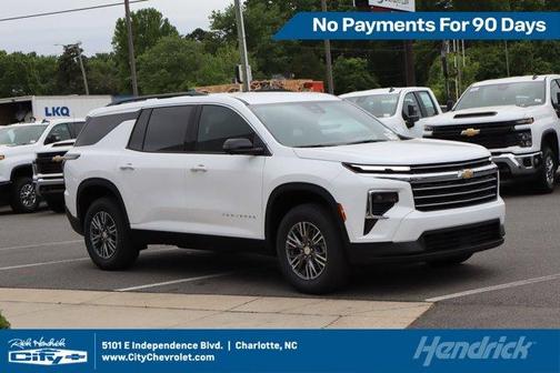 Summit White 2026 Chevrolet Traverse LT