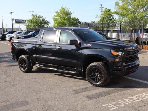 Black 2024 Chevrolet Silverado 1500 Custom Trail Boss