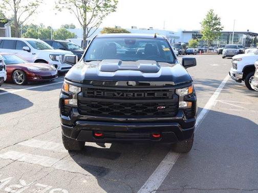 Black 2024 Chevrolet Silverado 1500 Custom Trail Boss