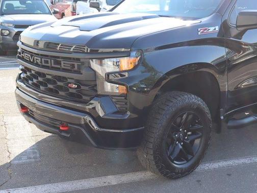 Black 2024 Chevrolet Silverado 1500 Custom Trail Boss