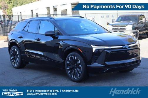 Black 2026 Chevrolet Blazer EV RS