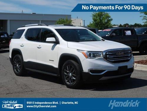 White Frost Tri-Coat 2018 GMC Acadia SLT-1