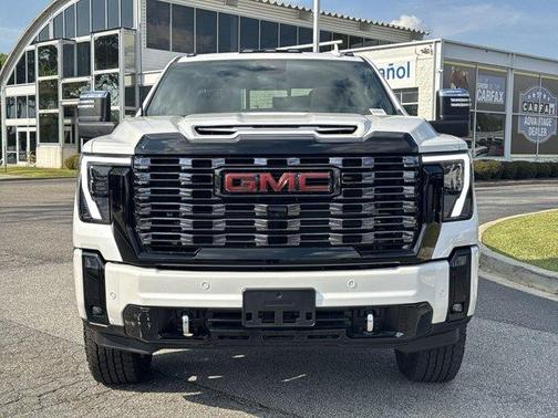 White Frost Tri-Coat 2025 GMC Sierra 2500 Denali Ultimate