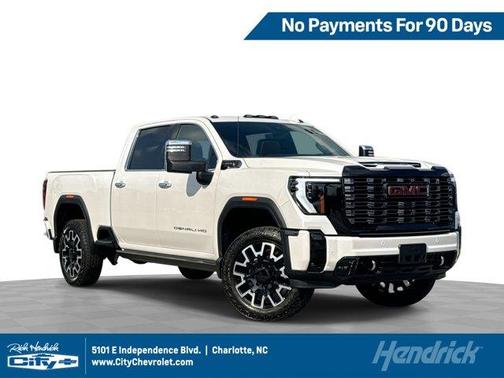 White Frost Tri-Coat 2025 GMC Sierra 2500 Denali Ultimate