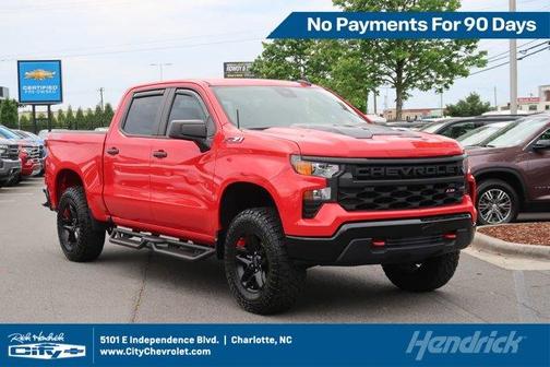 Red 2023 Chevrolet Silverado 1500 Custom Trail Boss