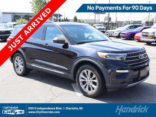 Agate Black Metallic 2020 Ford Explorer XLT