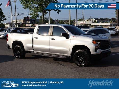 Silver Ice Metallic 2022 Chevrolet Silverado 1500 Custom Trail Boss